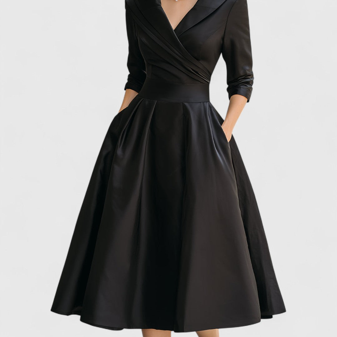 Teresa™ | Midi dress with an elegant cut and a flattering silhouette