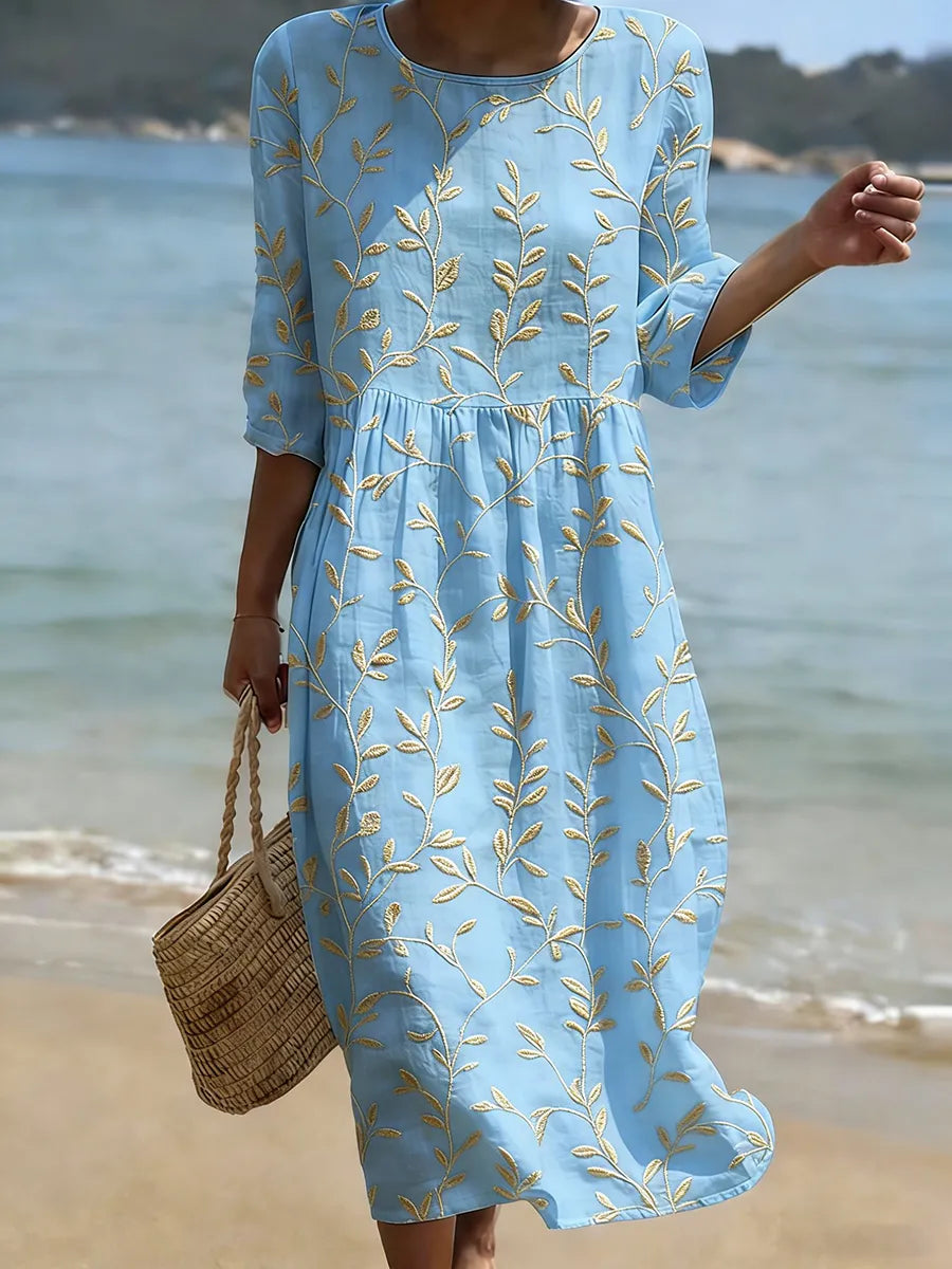 Casual Women's Floral Print Dress