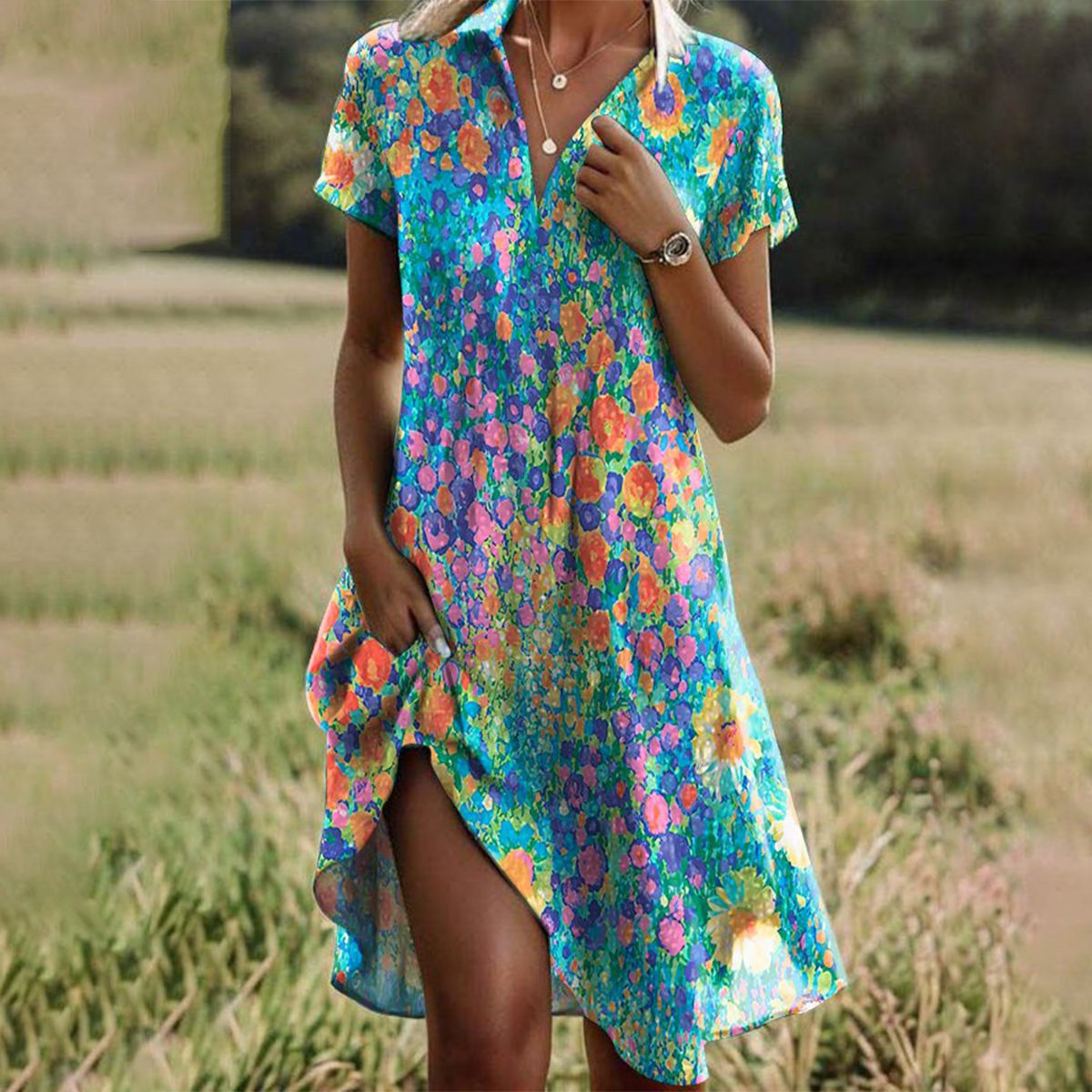 ZARA COASTAL BREEZE DRESS
