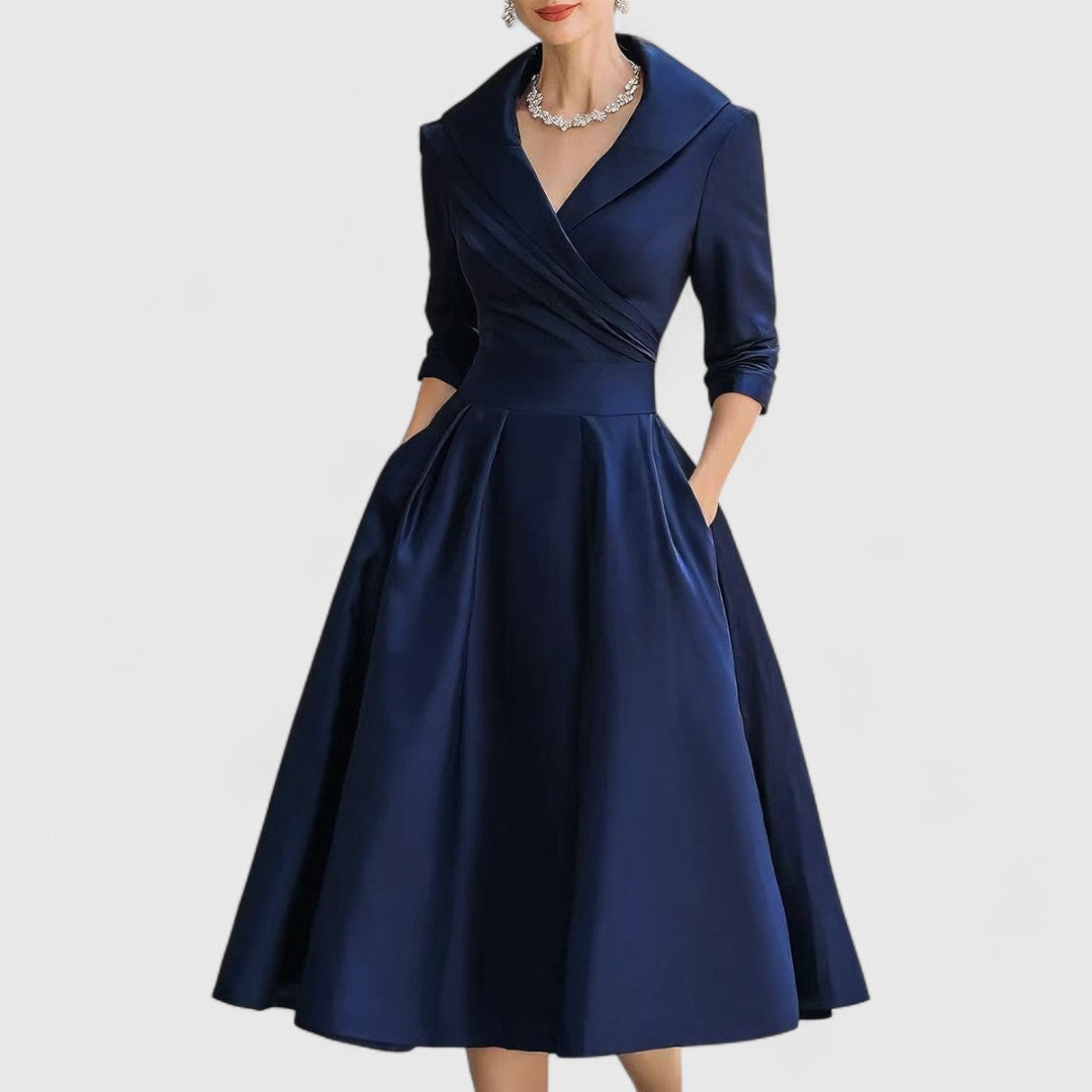Teresa™ | Midi dress with an elegant cut and a flattering silhouette
