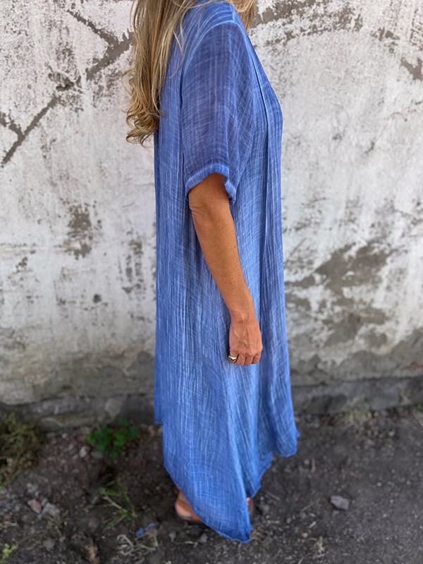 Violet™ | Loose-Fit V-Neck Dress