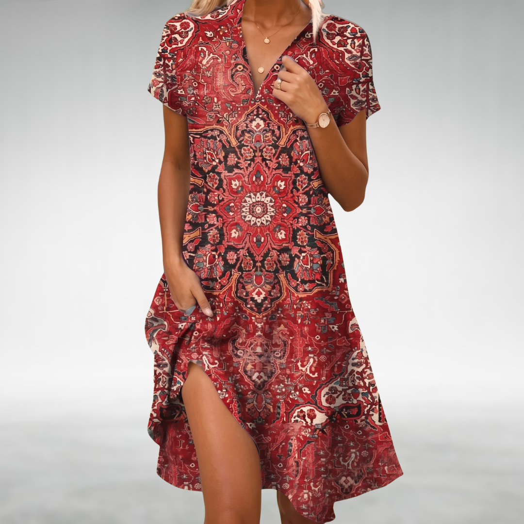 Moira™ Lightweight Comfort Midi Dress