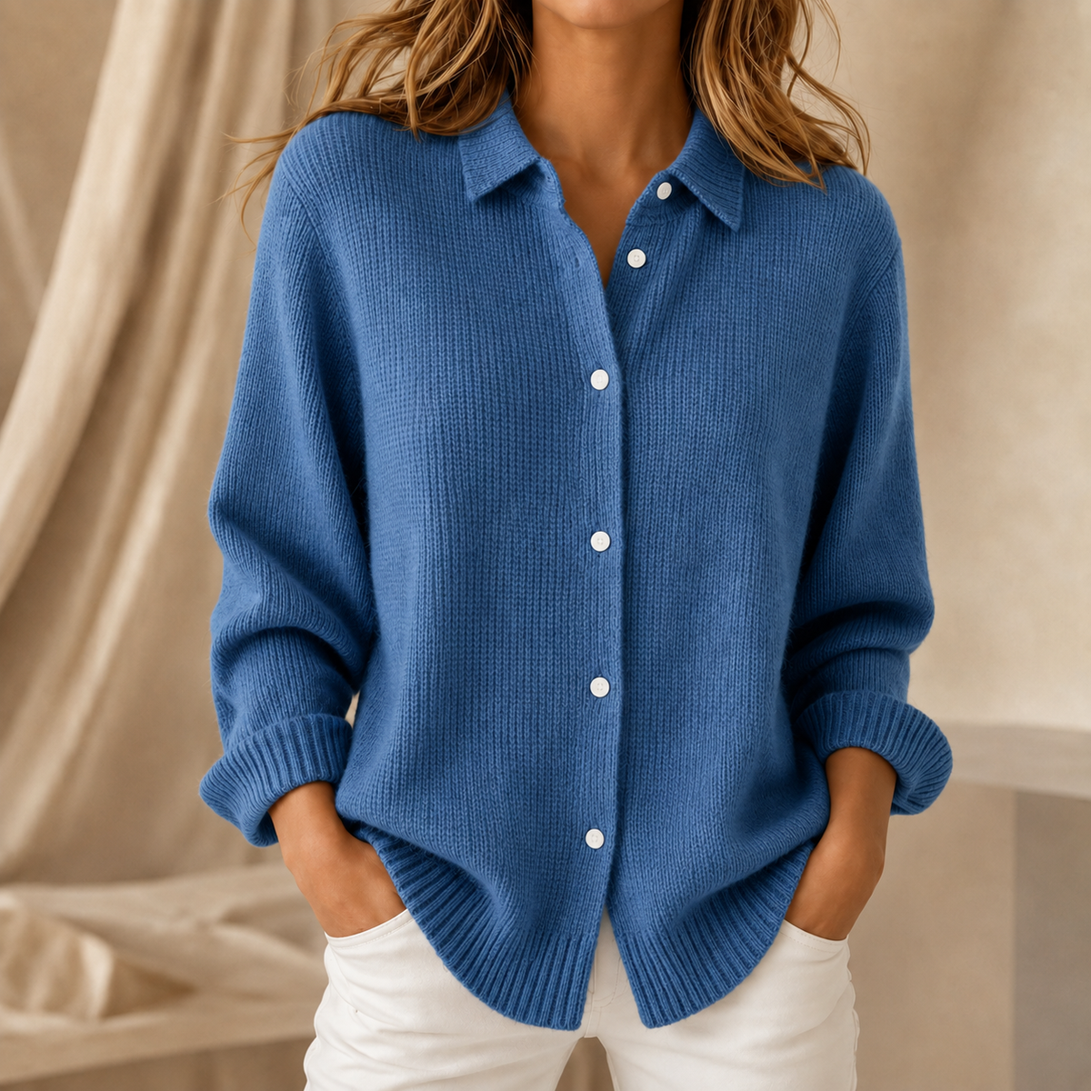 Oakley™ | Collared Knit Top