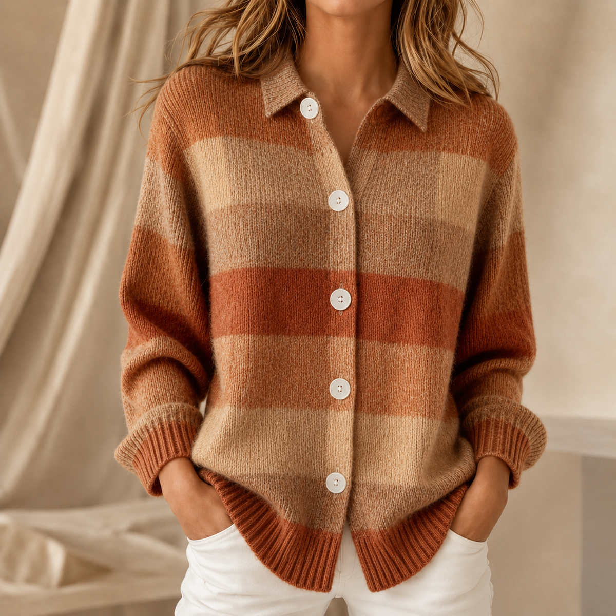 Oakley™ | Collared Knit Top