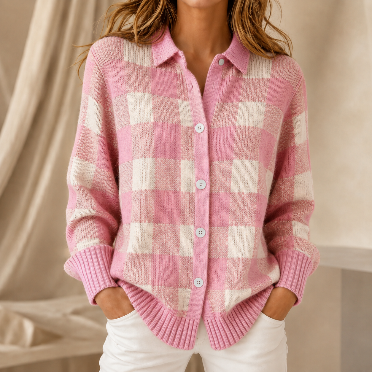 Oakley™ | Collared Knit Top