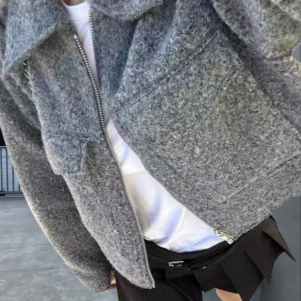 Women's Cropped Boucle Jacket