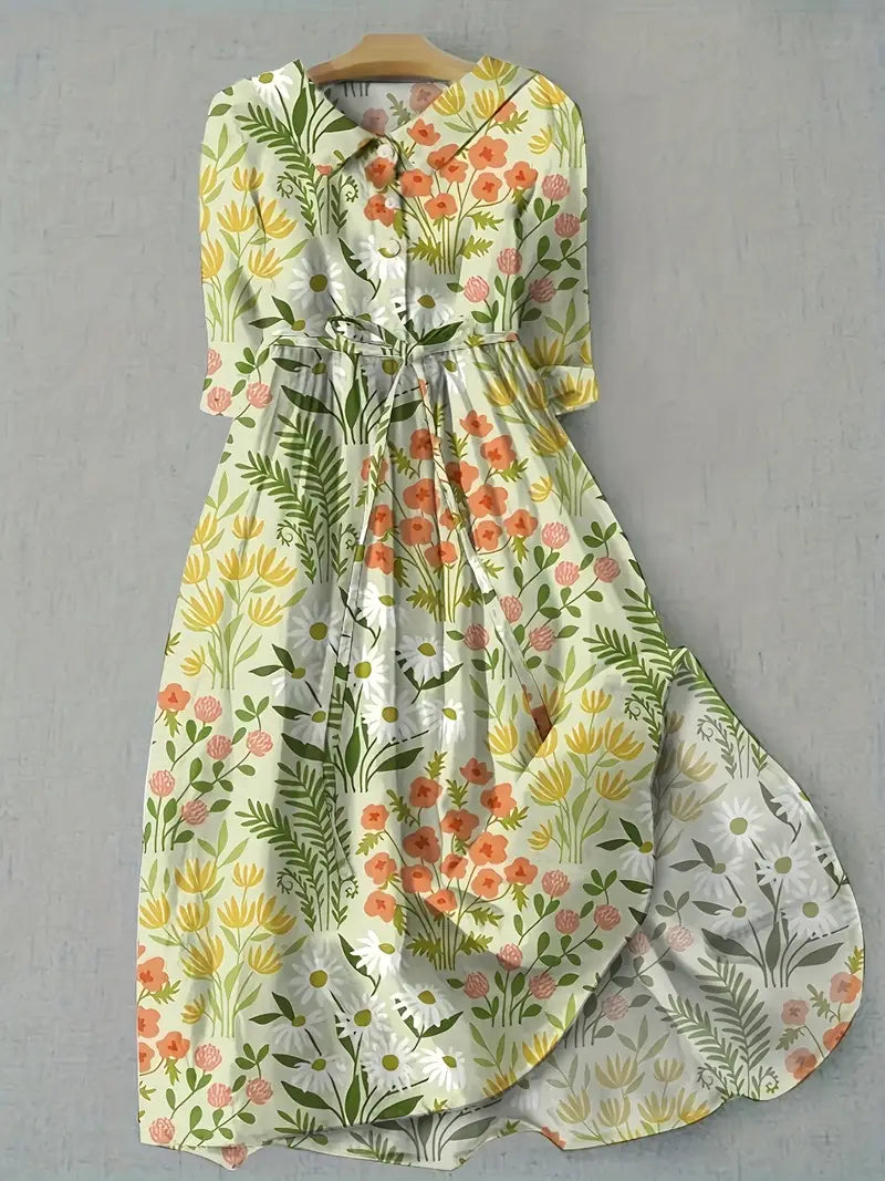 Florine | Fresh Spring Flowers Dress