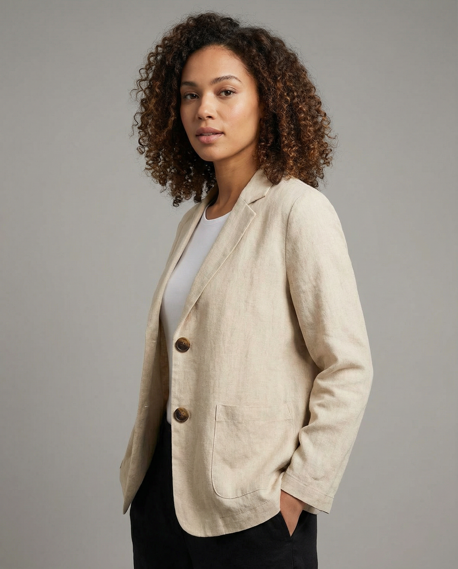 Korean Style Blazer Jacket – Lightweight Loose Fit for Spring & Autumn