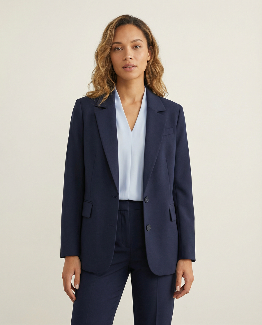 Women's Blazer – Tailored Loose Fit for Effortless Autumn Style
