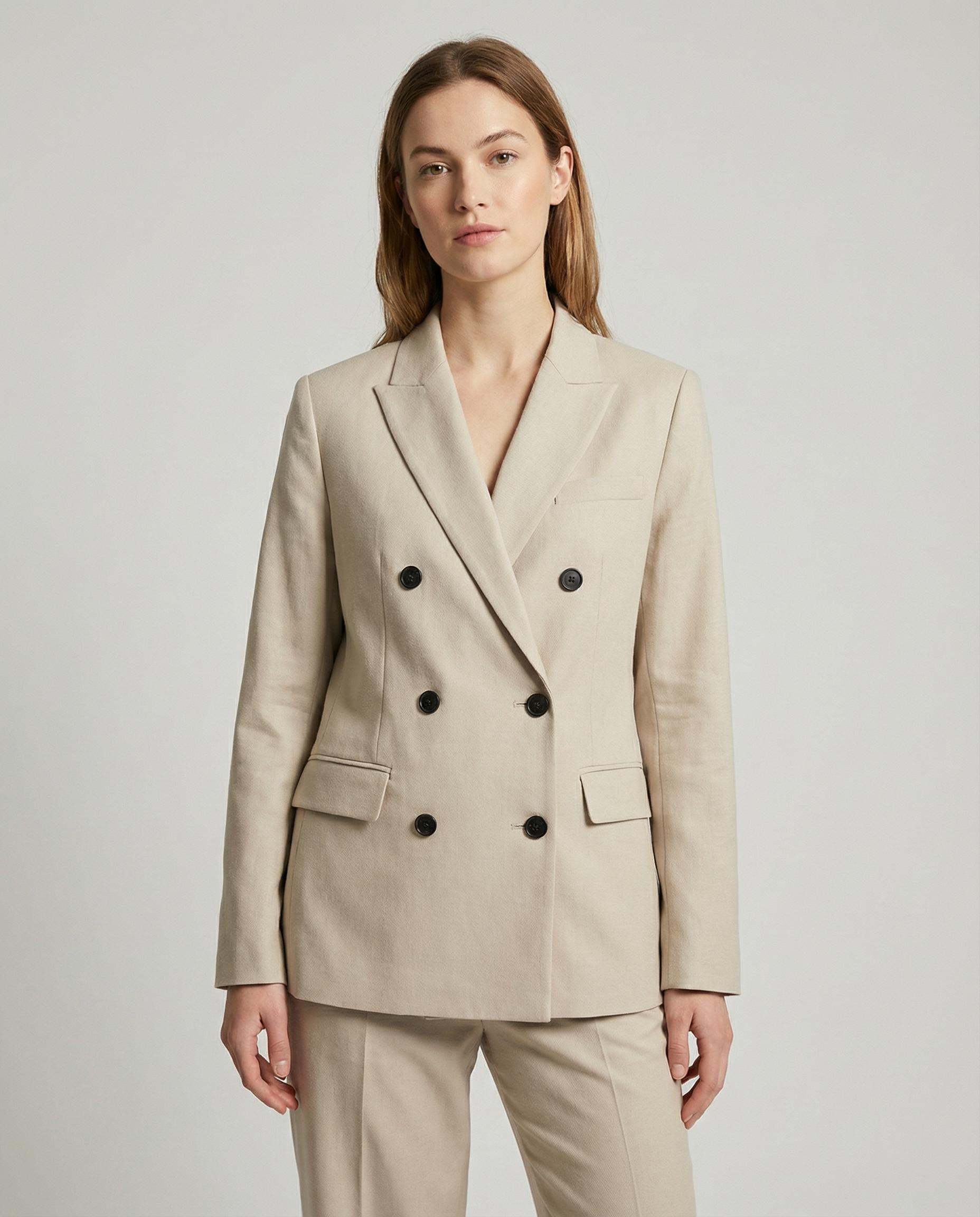 Linen Blazer Jacket – Chic Breathable Summer Outerwear