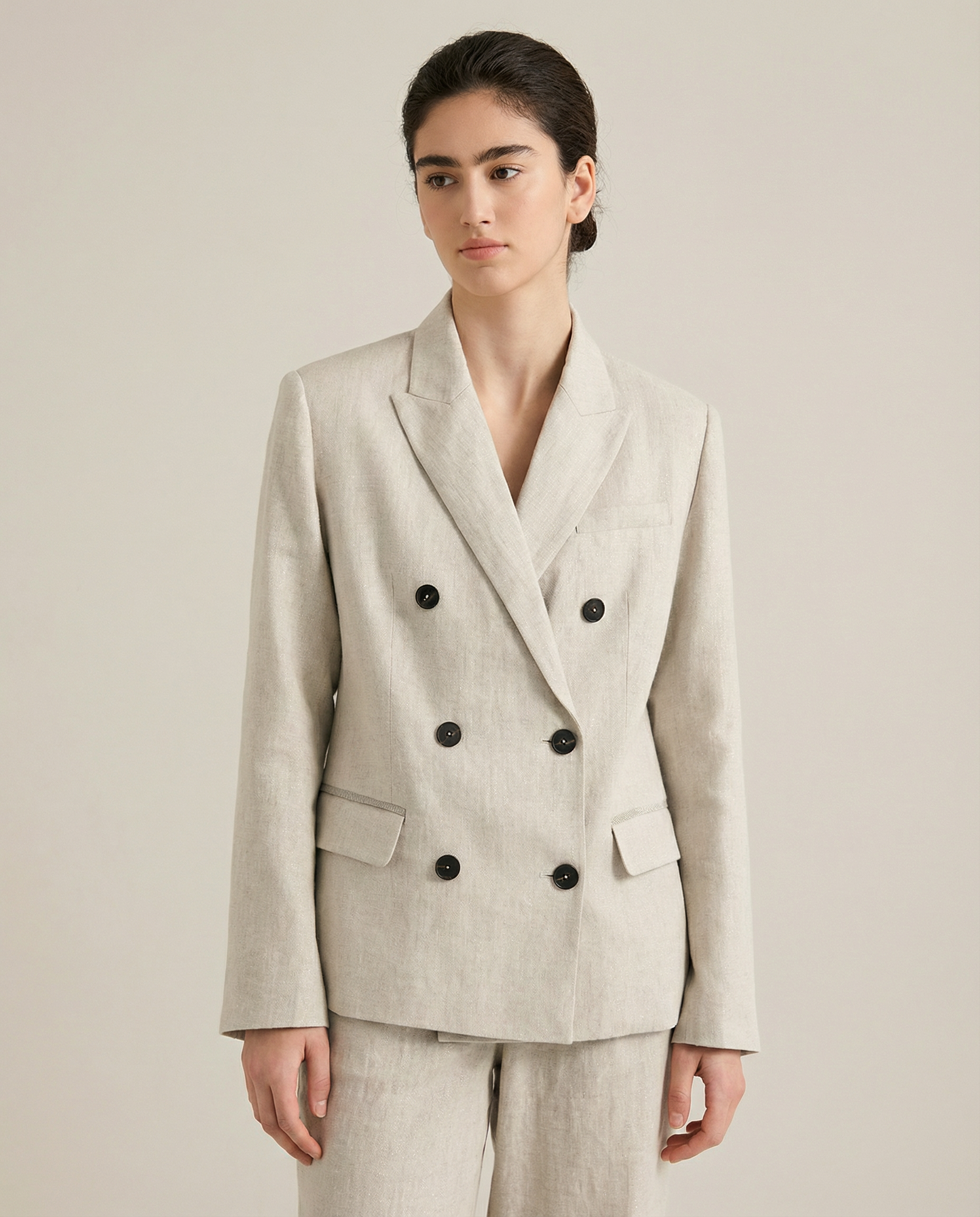 Linen Blazer Jacket – Chic Breathable Summer Outerwear