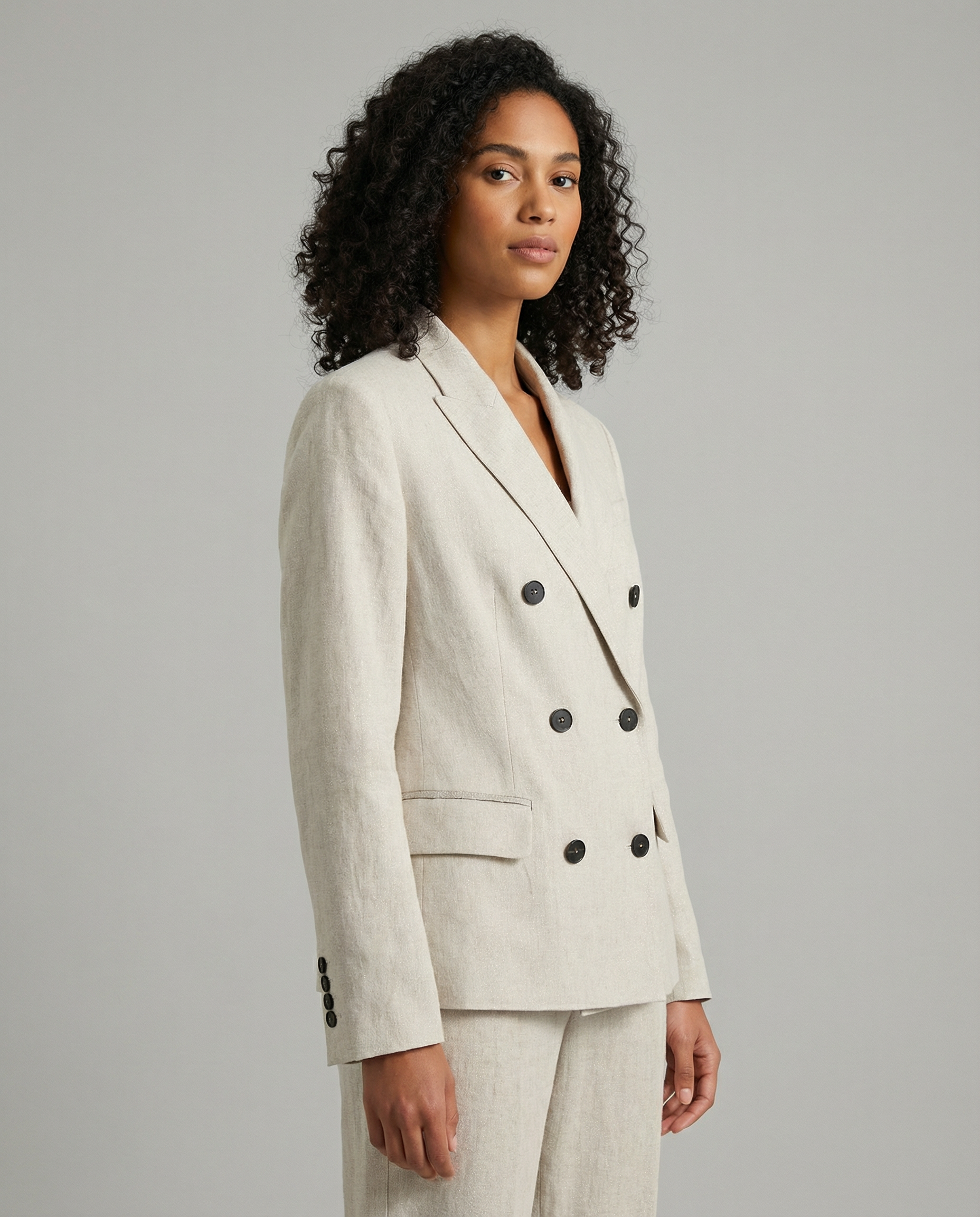 Linen Blazer Jacket – Chic Breathable Summer Outerwear