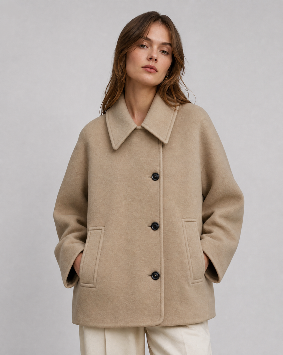 Isabely Short Elegant Coat Jacket