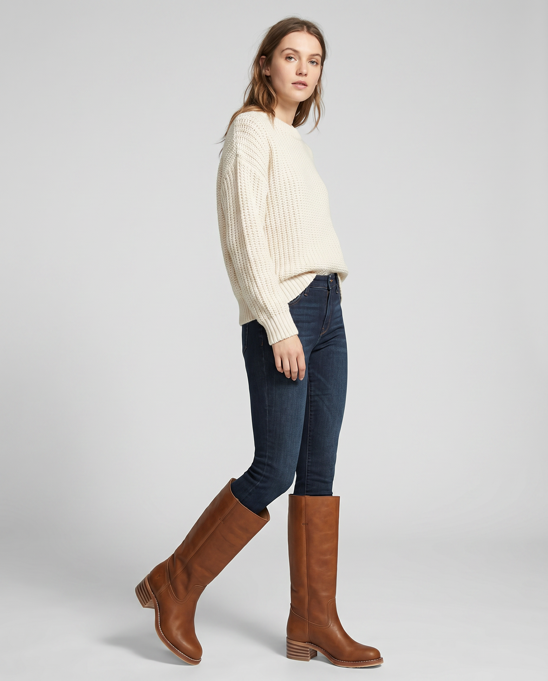 Women’s Cowboy Inspired Knee-High Boots
