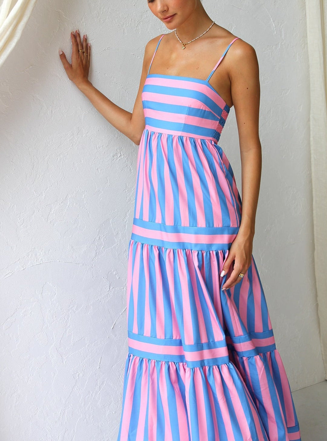 Sofia | Shoulder Dress, Summer Dress for Perfect Curves and Absolute Comfort