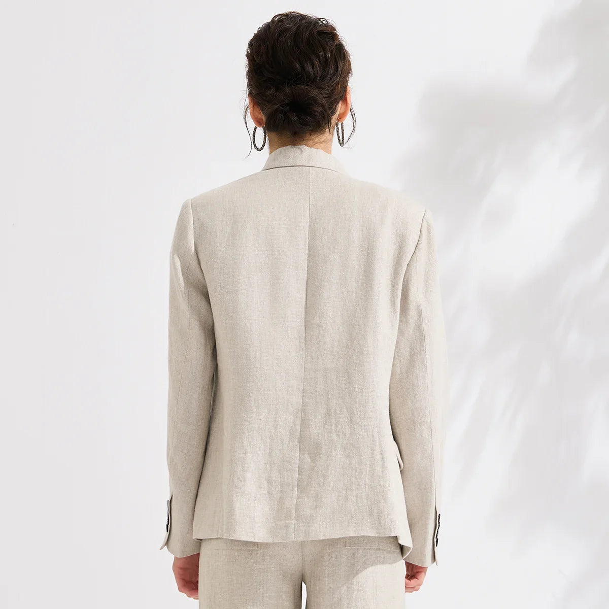 Linen Blazer Jacket – Chic Breathable Summer Outerwear
