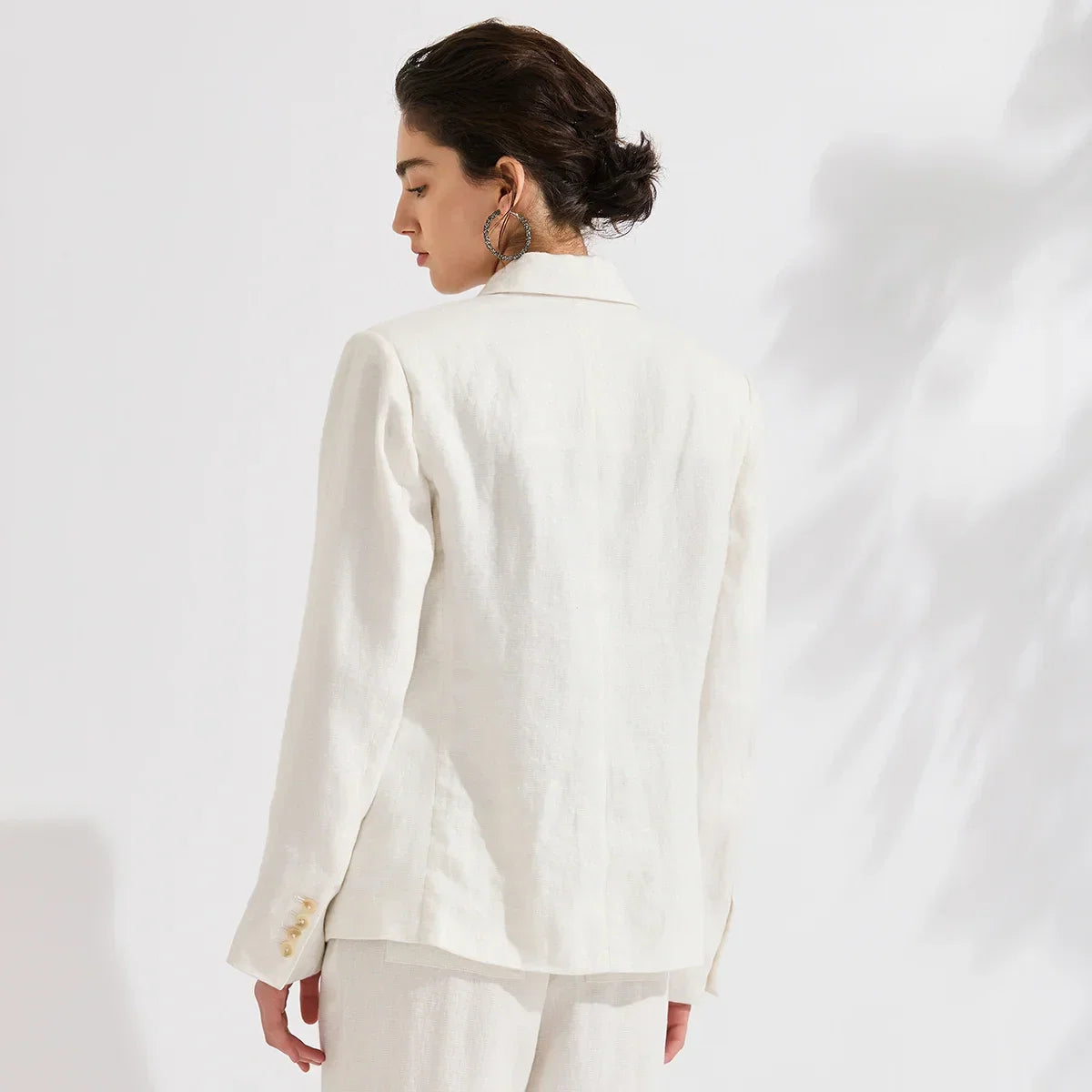 Linen Blazer Jacket – Chic Breathable Summer Outerwear