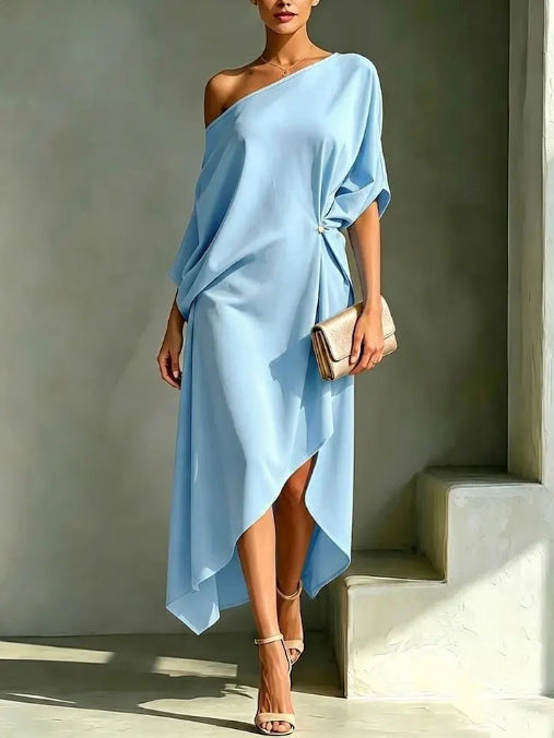 Suziene - Elegant Asymmetrical Dress
