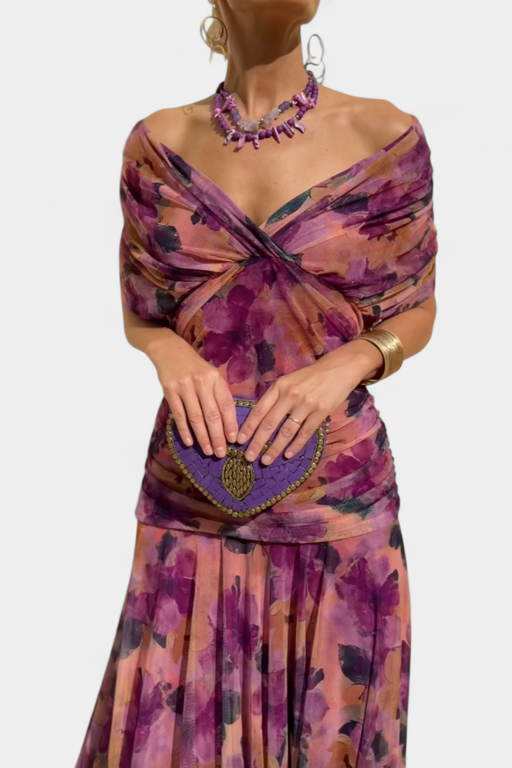 Hayden™ Floral V-Neck Maxi Dress