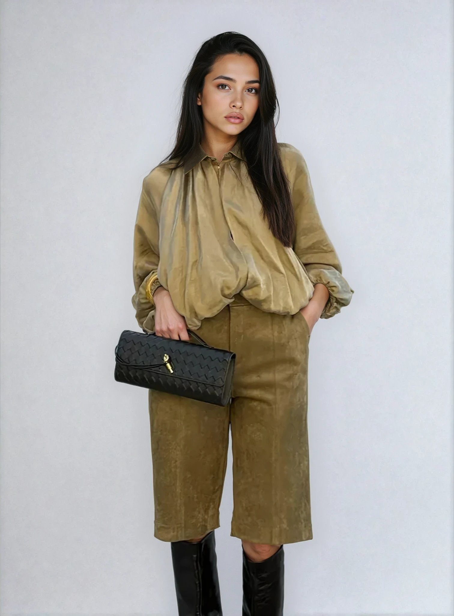 Vintage Loose Bomber Jacket