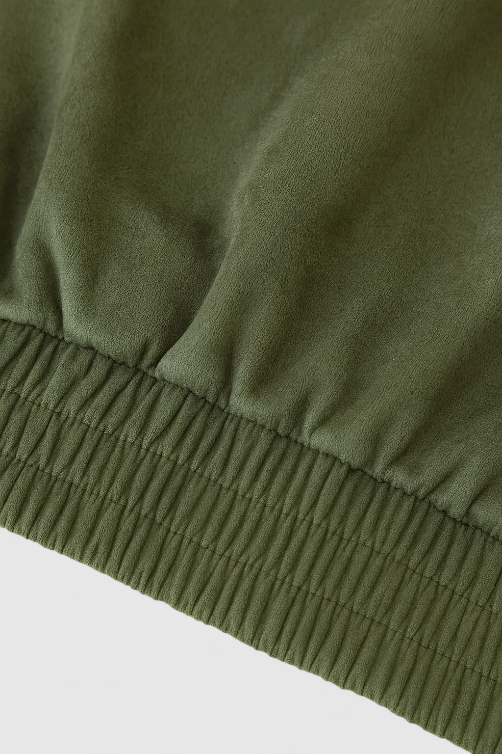 Elegant Green Bomber Jacket with Timeless Style