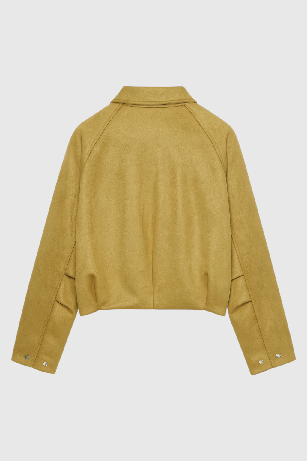 Stylish Yellow Bomber Jacket with Trendy Details