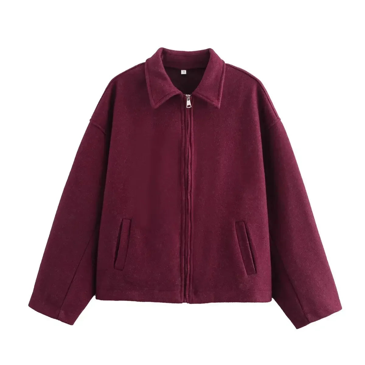 Women's Zipper Collar Jacket