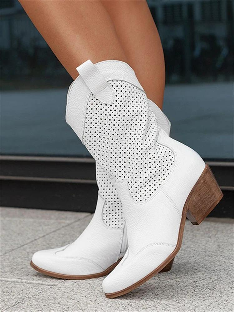 Elegant Heeled Women’s Cowgirl Boots