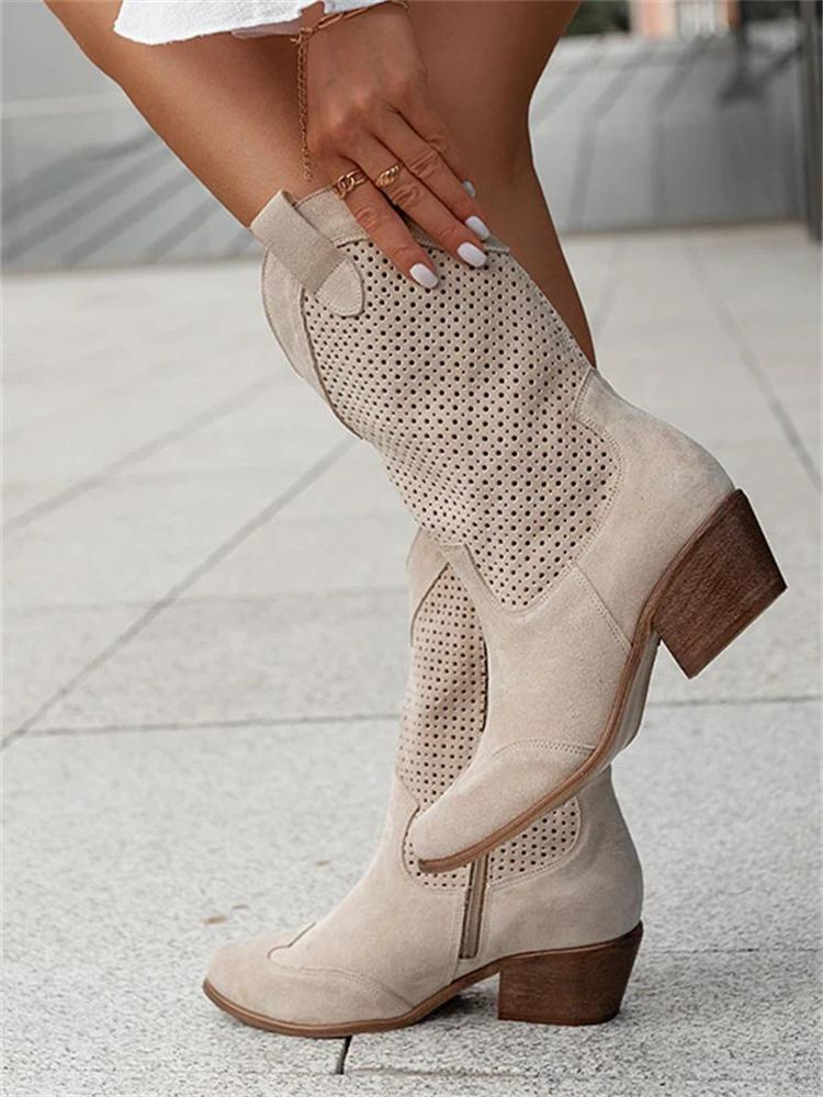 Elegant Heeled Women’s Cowgirl Boots