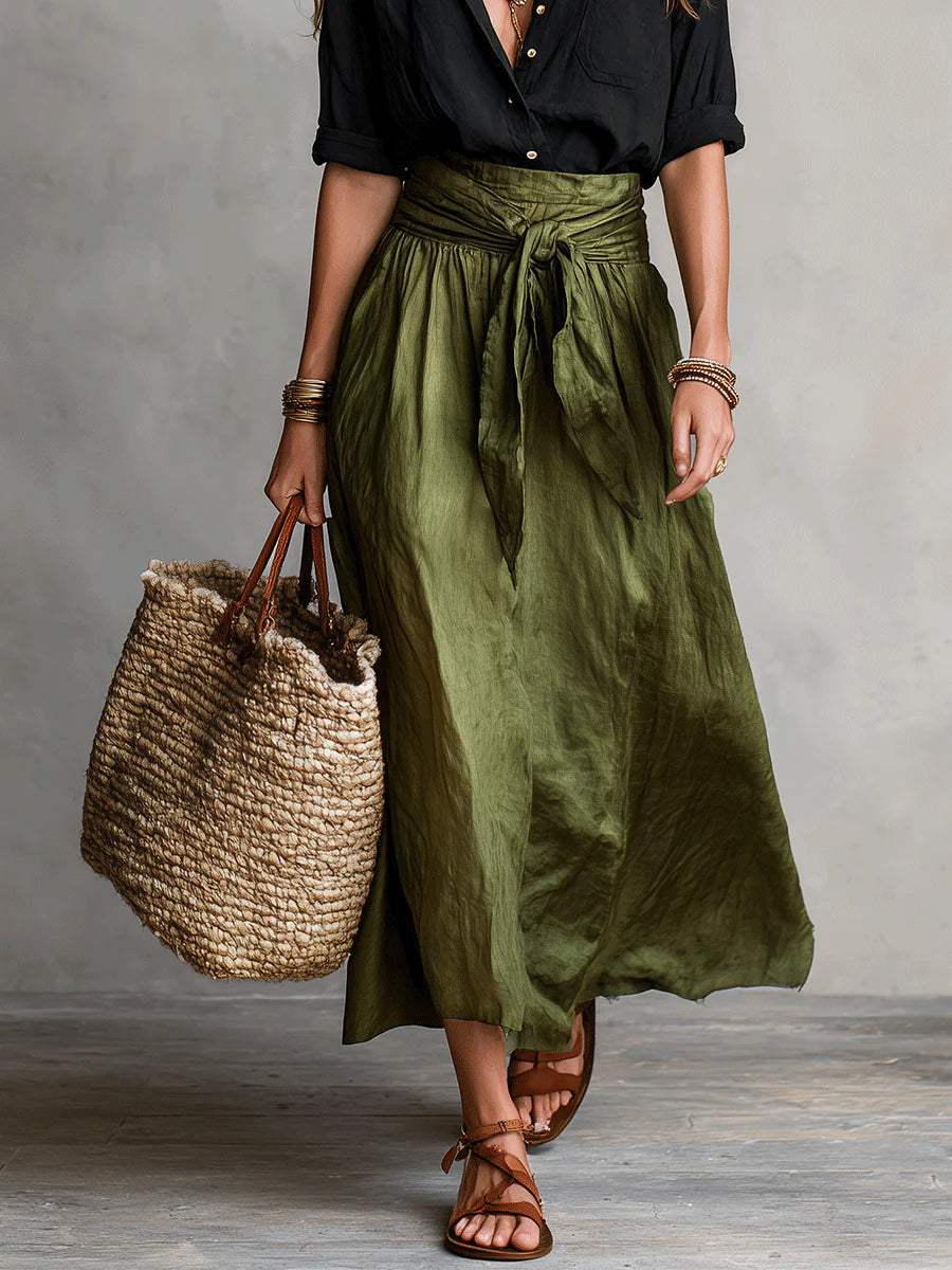 Martina | Elegant and Fluid One-Shoulder Maxi Dress