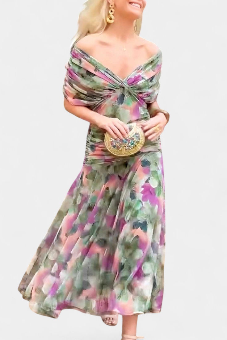 Hayden™ Floral V-Neck Maxi Dress