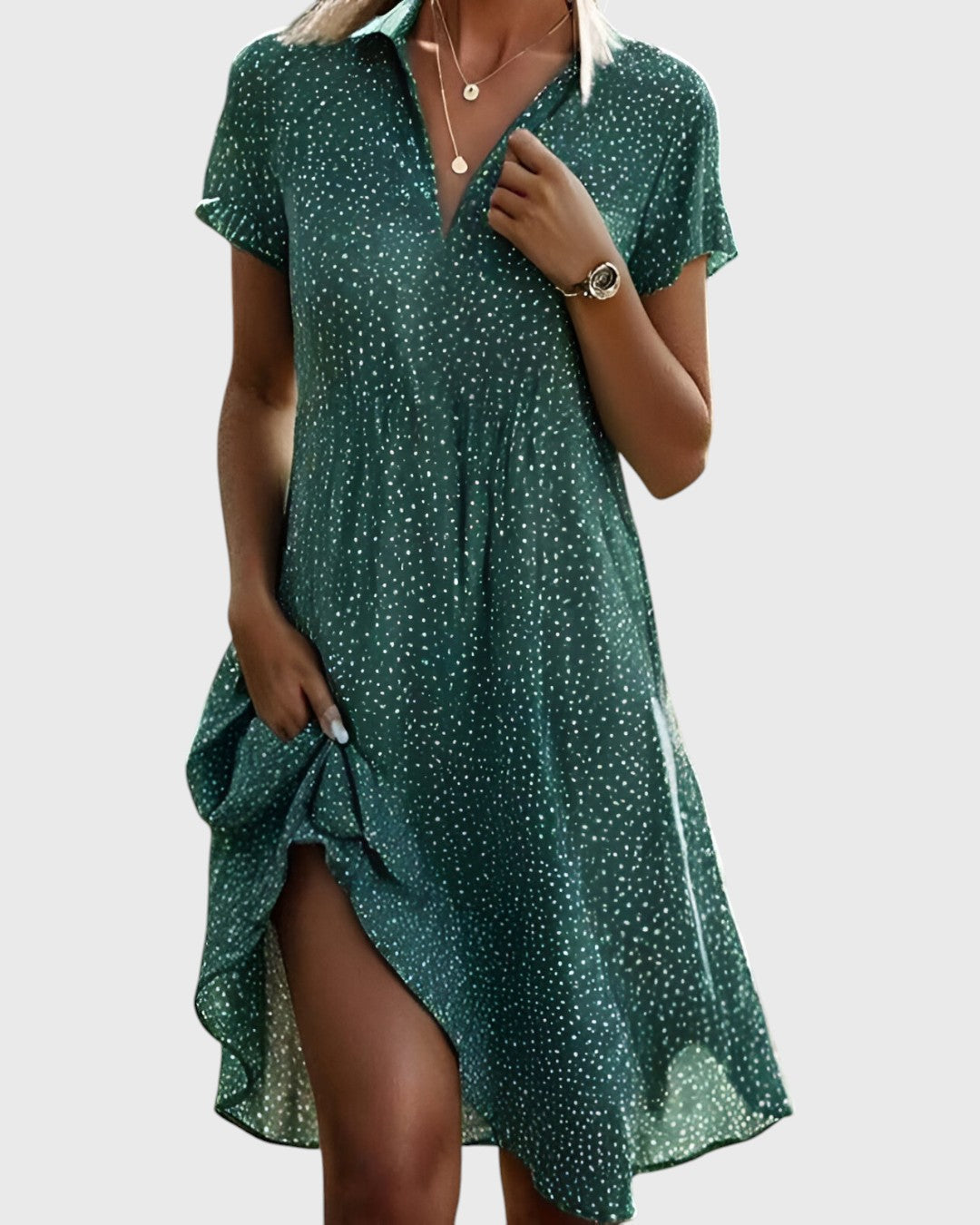 VITTORIA | Midi Dress Refined and Flowing for a Free and Confident Style