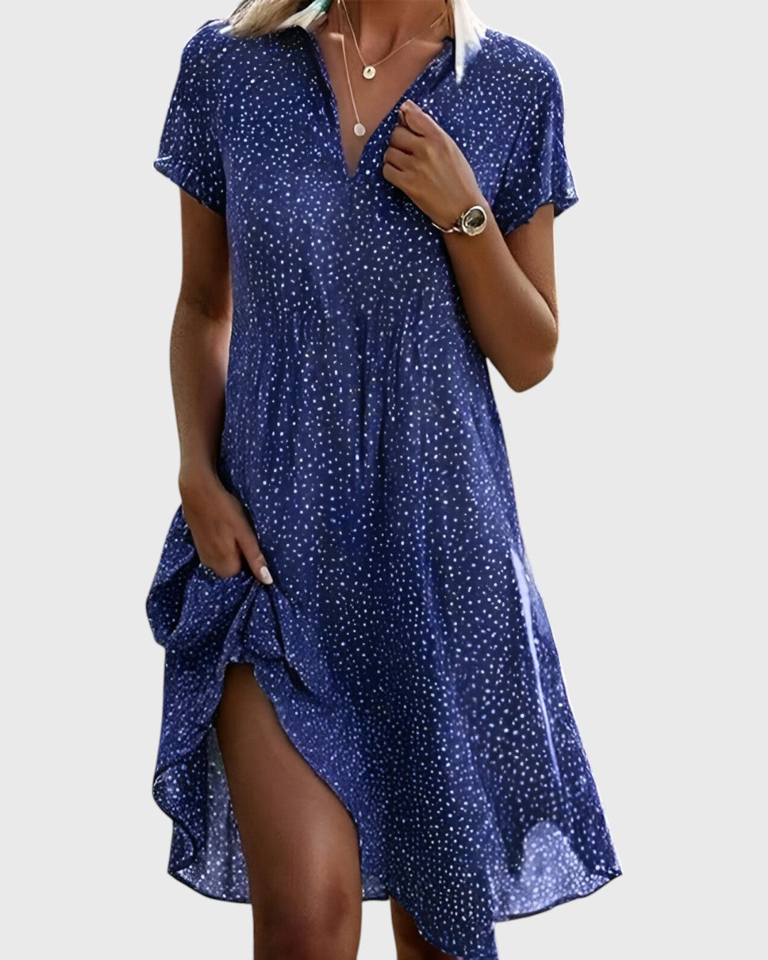 VITTORIA | Midi Dress Refined and Flowing for a Free and Confident Style